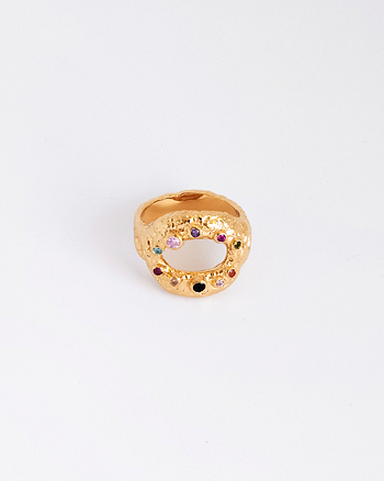 Anel Juniper para e dourado | Catarina Catarino Jewelry: Anéis, Rings, Brincos, Earrings, Colares, Necklaces, Pulseiras, Bracelets, Tiny Rings, Egyptian Earrings | Jóias Portuguesas feitas à mão | Jewelry Handmade in Portugal