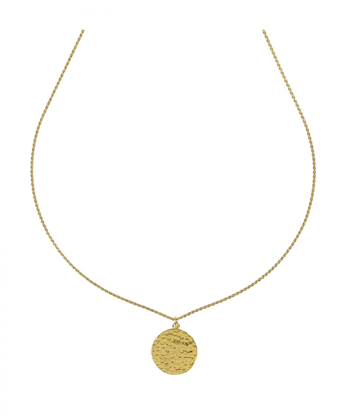 Colar medalha cinzelada